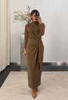 Vestido Franzido com Nó BSB
