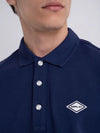 POLO SHIRT WITH PRINT AND CONTRASTING-COLOURED BUTTONS REPLAY