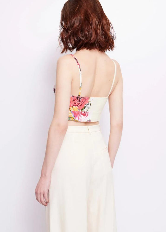 Crop Top Estampa Floral DENNY ROSE