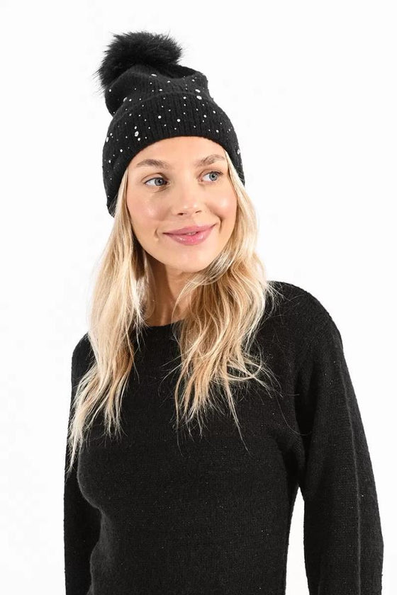 Gorro Malha C/ Strass MOLLY BRACKEN