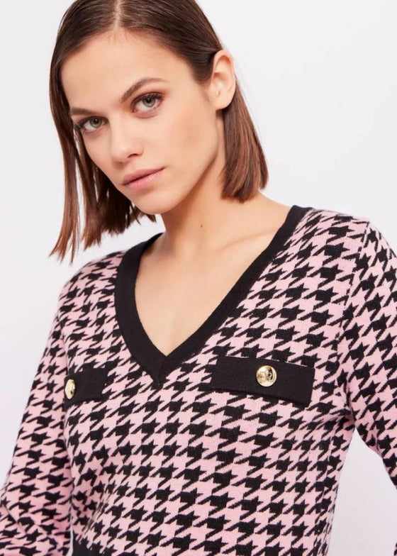 Vestido Mini Houndstooth DENNY ROSE