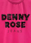 T-Shirt C/ Logo Lantejoulas DENNY ROSE