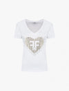T-Shirt Logo Strass FRACOMINA