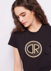T-shirt com logotipo DENNY ROSE