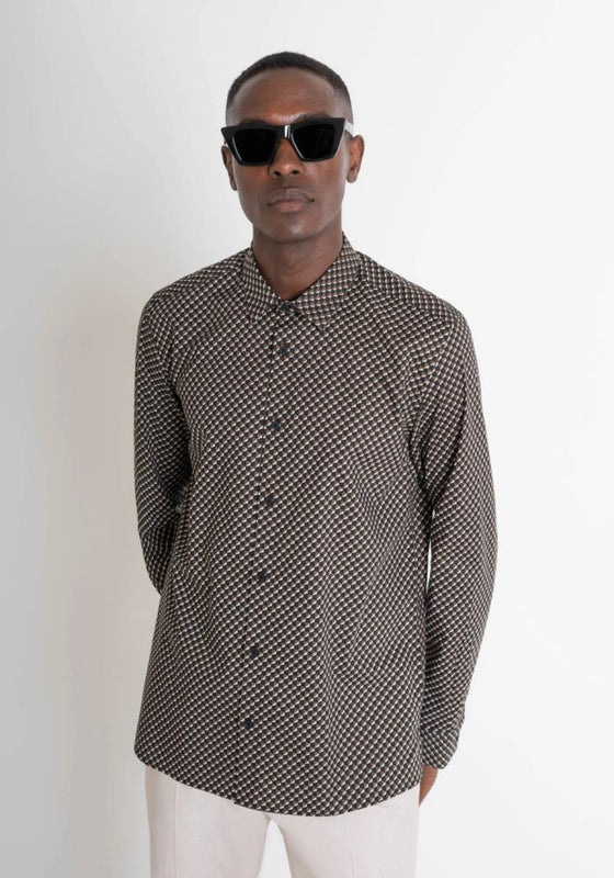 Camisa REGULAR FIT "BARCELONA" Geomtric ANTONY MORATO