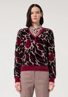  Camisola Jacquard Animalier FRACOMINA