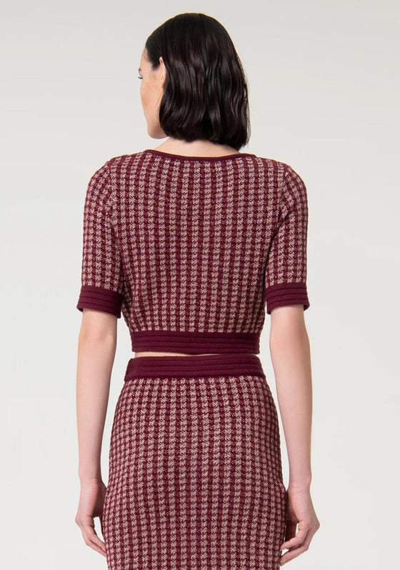 Conj. Calça Palazzo+T-shirt Malha FRACOMINA