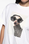 T-Shirt Oversized DOG STRASS IMPERIAL