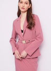 Blazer com Cinto Logo DENNY ROSE