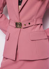 Blazer com Cinto Logo DENNY ROSE