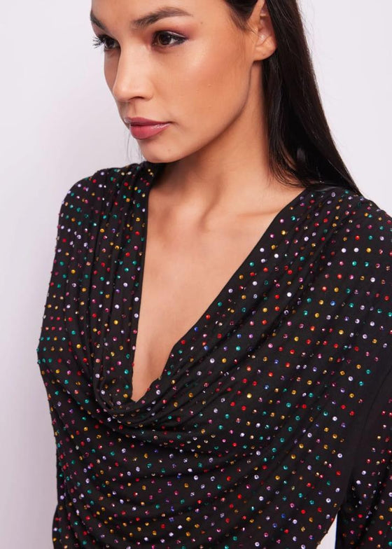 Camisola Jersey C/ Strass DENNY ROSE