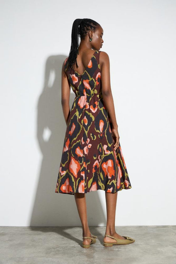 Vestido Estampa Floral BSB