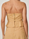 Top Slim Peplum Bordado COLCCI