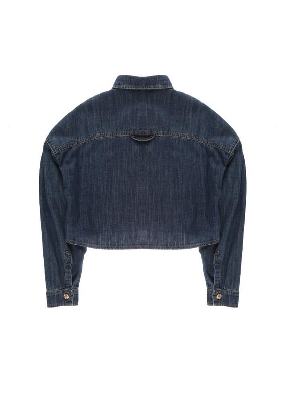 Camisa Cropped Jeans FRACOMINA