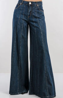  Calça Palazzo Jeans FRACOMINA