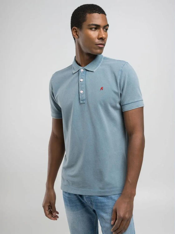 Polo Algodão Bordado R REPLAY