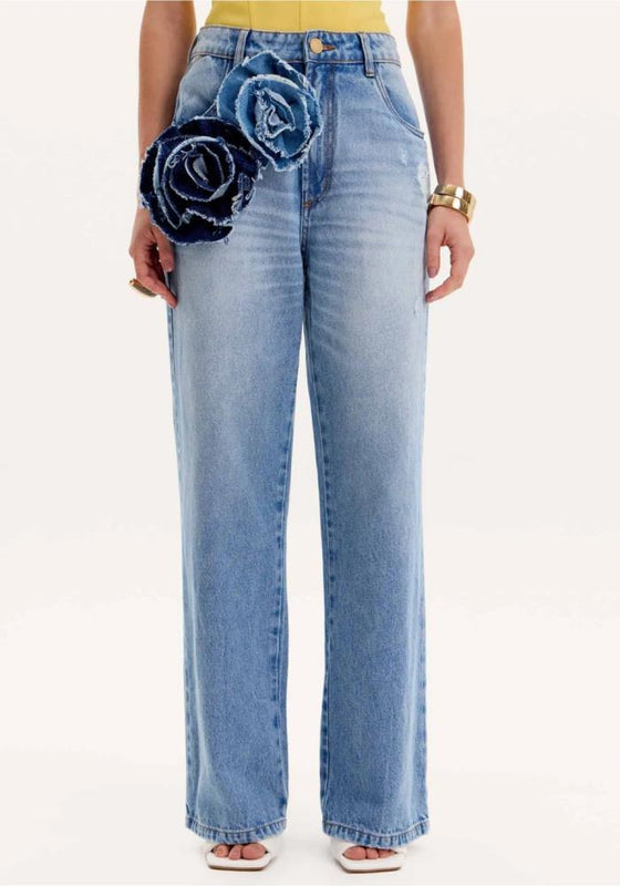 Calça Jeans Full Length High LANÇA PERFUME