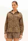 Camisa Animal Print C/ Bolso LANÇA PERFUME