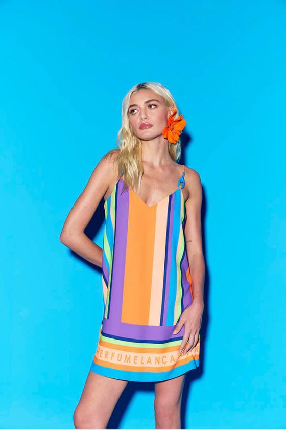 Vestido Mini stripes Happen LANÇA PERFUME