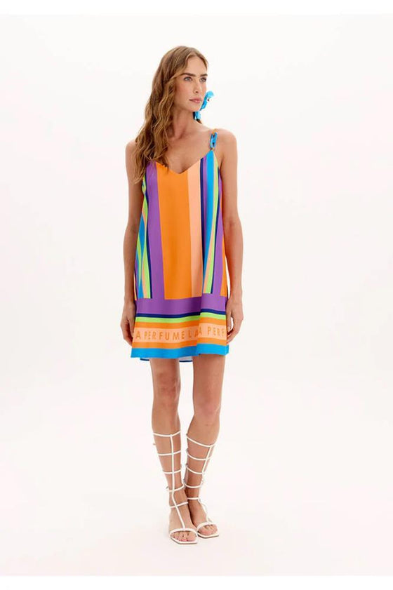 Vestido Mini stripes Happen LANÇA PERFUME