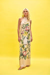 Vestido Longo Floral LANÇA PERFUME