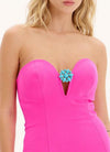 Vestido C/ Detalhe Pedraria LANÇA PEFUME