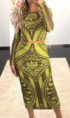 Conj. Saia e Crop Top Estampa SAHOCO
