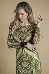 Conj. Saia e Crop Top Estampa SAHOCO