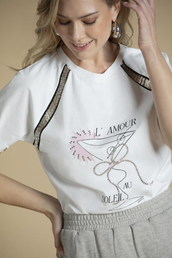T-shirt Estampado Foil SAHOCO
