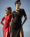 Vestido com Recortes SAHOCO