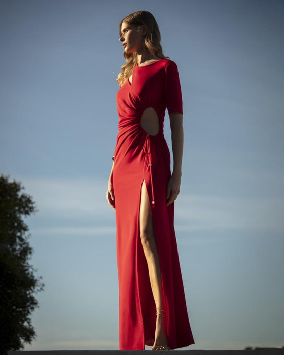 Vestido com Recortes SAHOCO