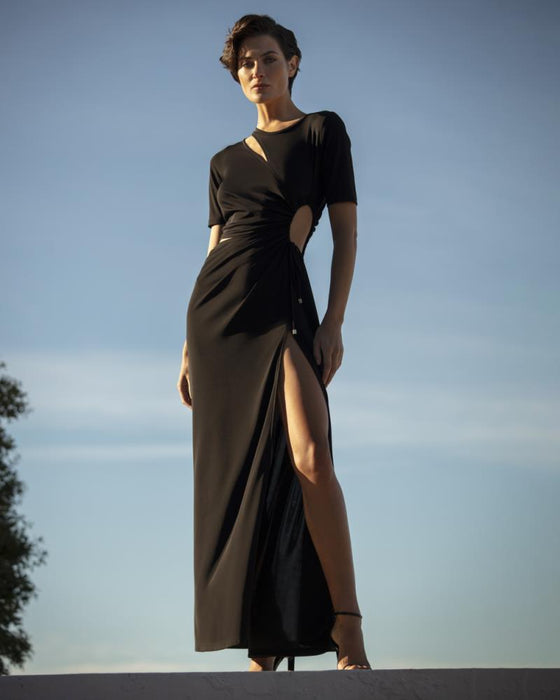 Vestido com Recortes SAHOCO