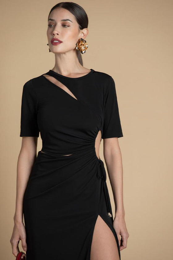 Vestido com Recortes SAHOCO