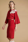 Camisola Malha Pormenores Florais SAHOCO
