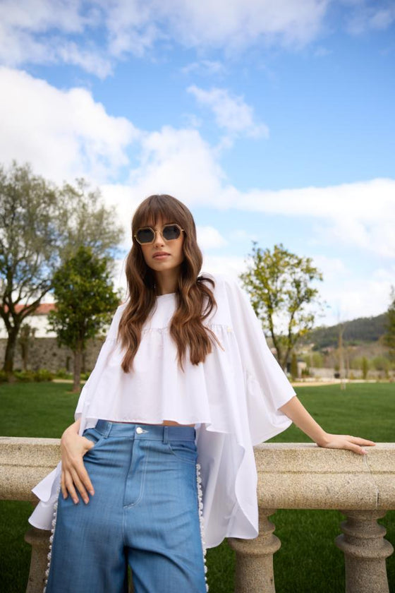 Blusa Assimétrica Folho SWALLOW