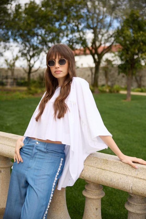 Blusa Assimétrica Folho SWALLOW