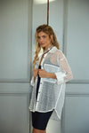 Camisa Organza & Bordado SWALLOW