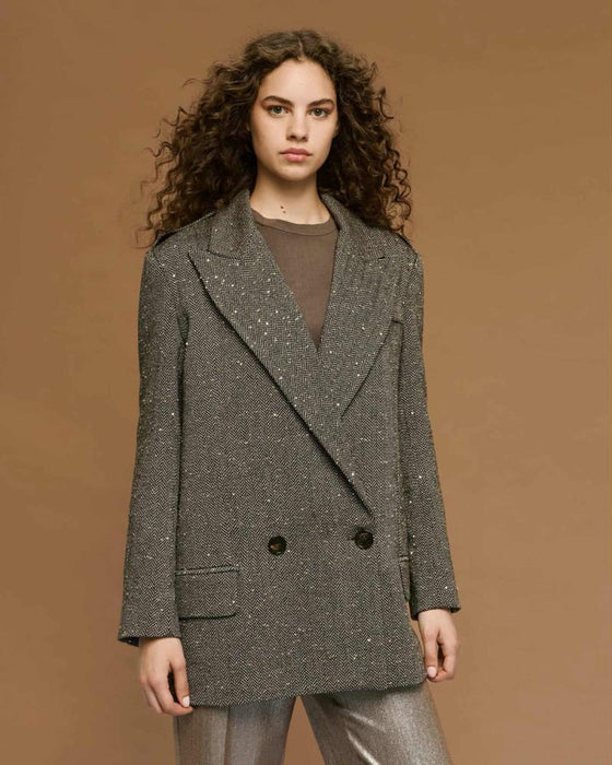 Blazer Espinha Lurex ACCESS