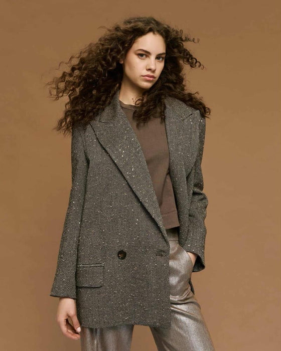Blazer Espinha Lurex ACCESS