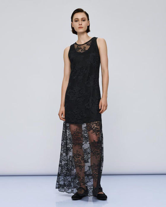 Vestido maxi de renda ACCESS