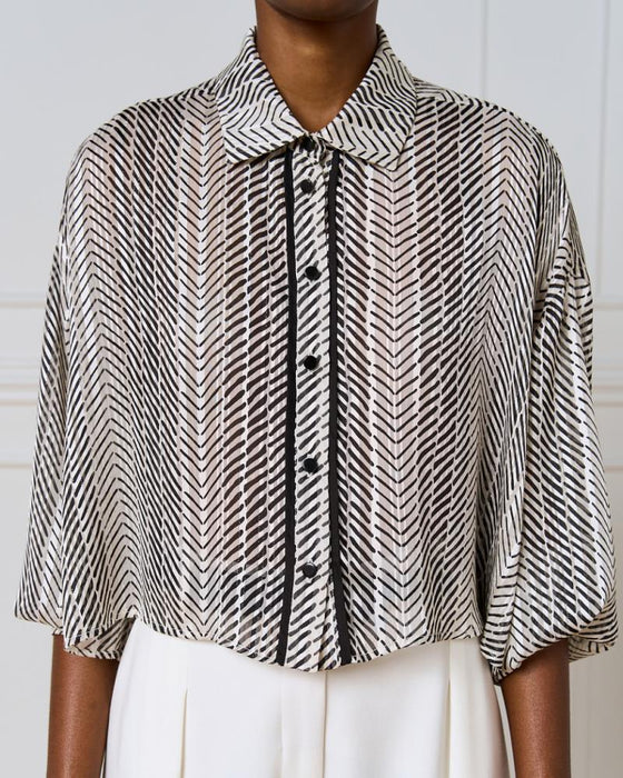 Camisa Cropped Estampada ACCESS