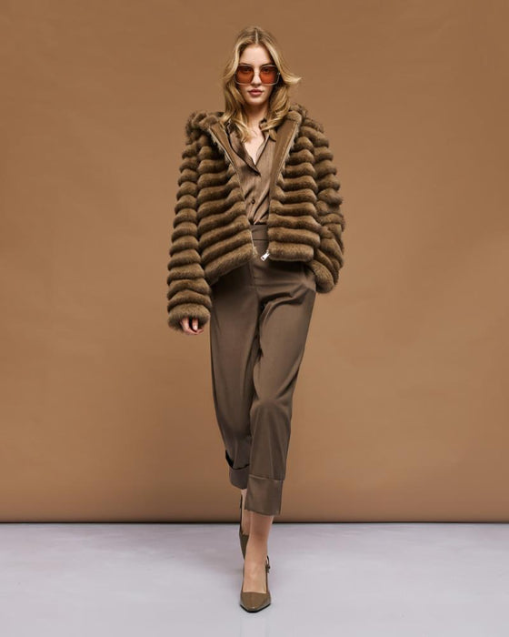 Casaco Curto Detalhe Pêlo ACCESS