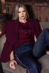 T-shirt Burgundy BB Logo BAMBURI