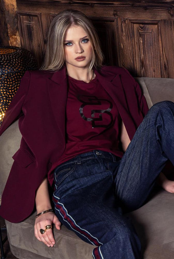 T-shirt Burgundy BB Logo BAMBURI