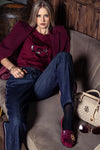 T-shirt Burgundy BB Logo BAMBURI
