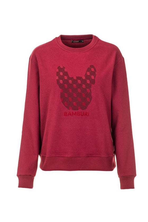Sweatshirt Dog Logo Embroidery BAMBURI