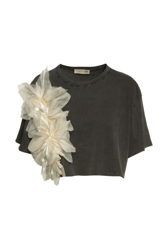 T-Shirt Over Crop FLOWER BSB