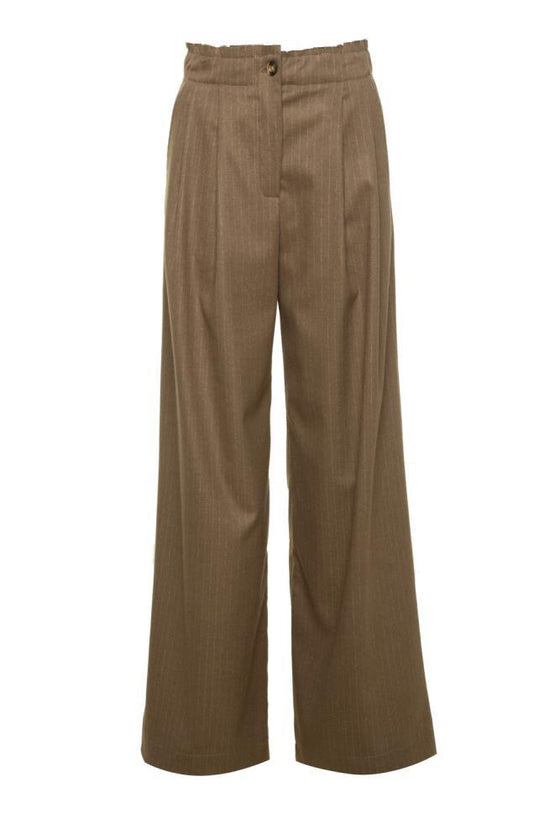 Calça Listrada Pregas BSB