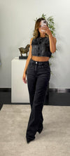 Colete Cropped Jeans COLCCI