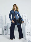 Calça Jeans Lisboa Stretch Wide Leg COLCCI